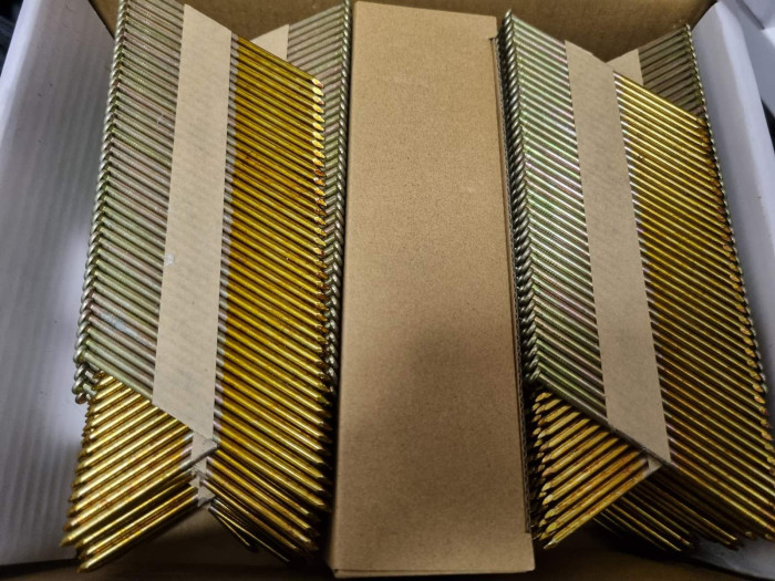 Гвозди по дереву на бумажной ленте 34° 90мм, 2000шт