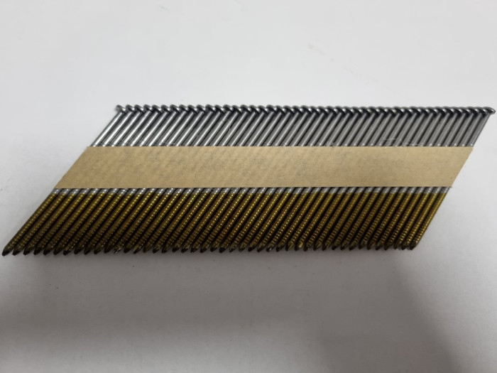 Гвозди по дереву на бумажной ленте 34° 63мм, 3000шт, рифл