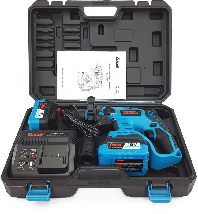 Аккумуляторный перфоратор SDS+ Toua DBLH180