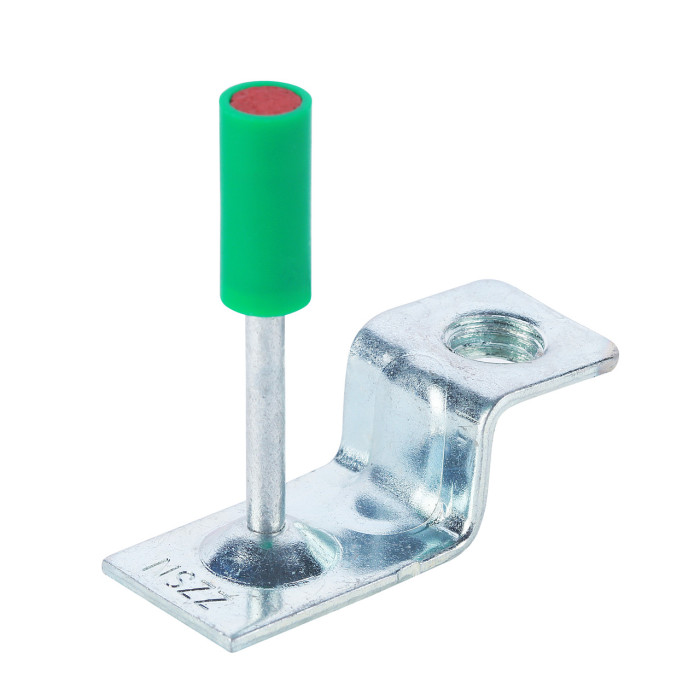 Дюбель-гвоздь КАЛИБР 8,5ММ , с кронштейном с резьбой М10, черный